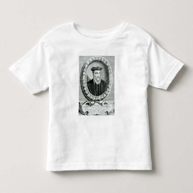 Camiseta De Bebé Retrato de Miguel de Nostredame (Anverso)