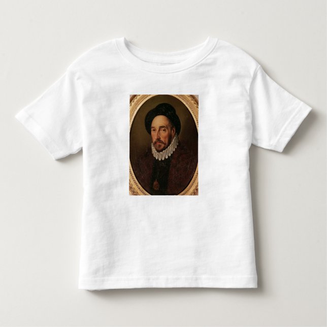 Camiseta De Bebé Retrato de Miguel Eyquem de Montaigne (Anverso)