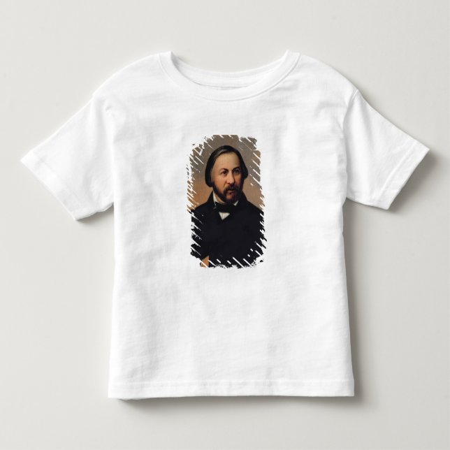 Camiseta De Bebé Retrato de Mikhail Ivanovich Glinka, años 1850 (Anverso)