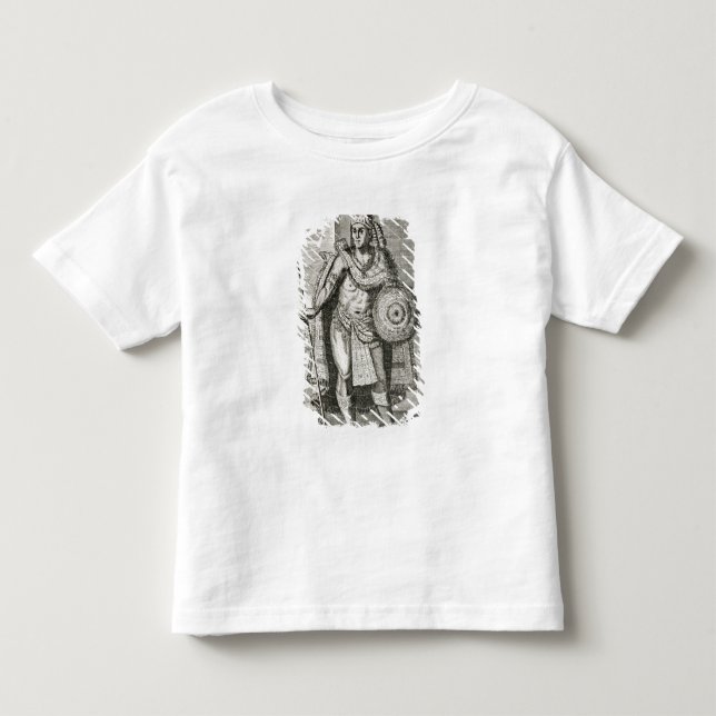Camiseta De Bebé Retrato de Montezuma II (Anverso)
