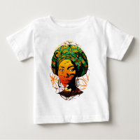 Retrato de mujer africana con puesta de sol