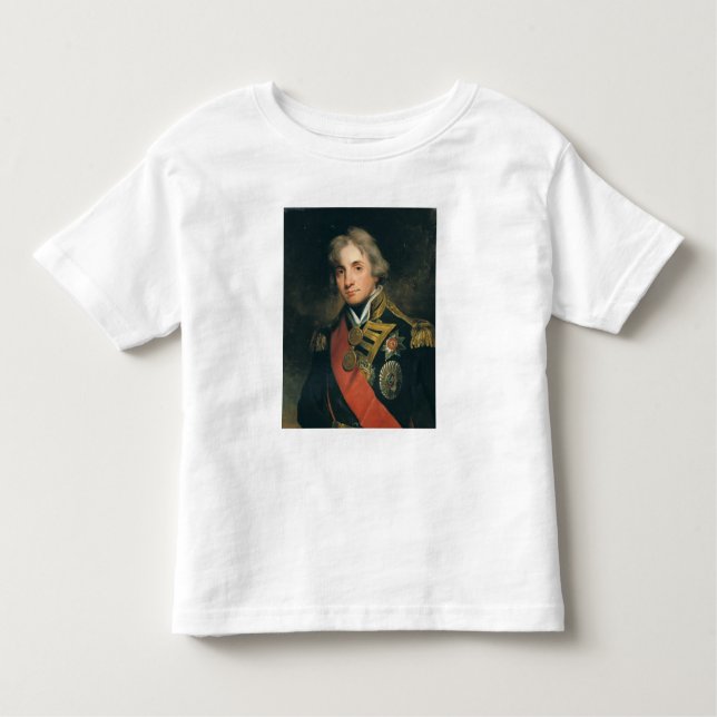 Camiseta De Bebé Retrato de Nelson (Anverso)