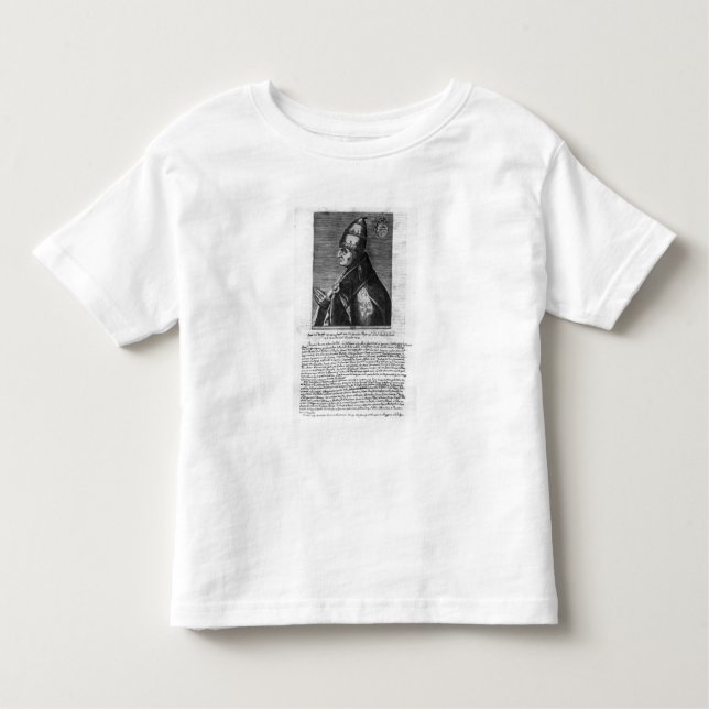 Camiseta De Bebé Retrato de papa Juan XXII (Anverso)