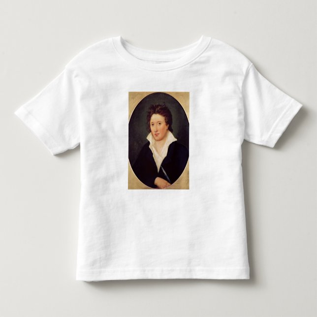 Camiseta De Bebé Retrato de Percy Bysshe Shelley, 1819 (Anverso)