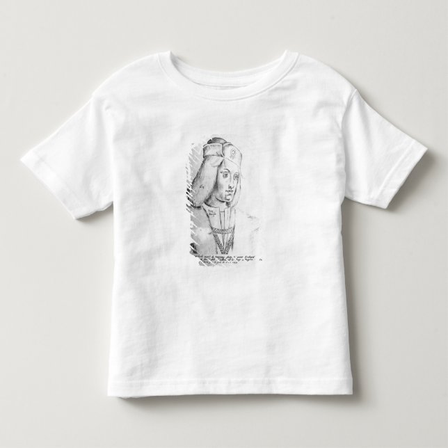 Camiseta De Bebé Retrato de Perkin Warbeck (Anverso)