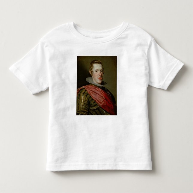 Camiseta De Bebé Retrato de Philip IV en armadura, 1628 (Anverso)