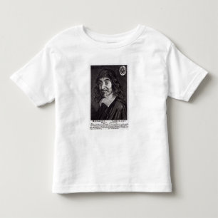 Camiseta De Bebé Retrato de Rene Descartes