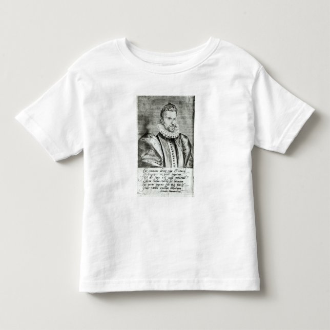 Camiseta De Bebé Retrato de Roberto Garnier (Anverso)