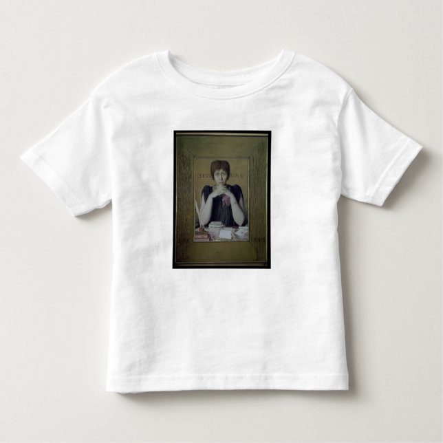 Camiseta De Bebé Retrato de Severine (Caroline Remy) (1855-1929) ( (Anverso)