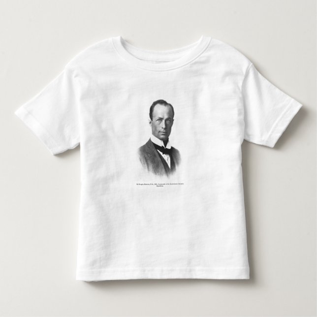 Camiseta De Bebé Retrato de sir Douglas Mawson (Anverso)