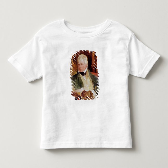 Camiseta De Bebé Retrato de sir Walter Scott (Anverso)