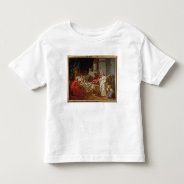 Camiseta De Bebé Retrato de Suger, abad de St Denis (1082-1152), (Anverso)