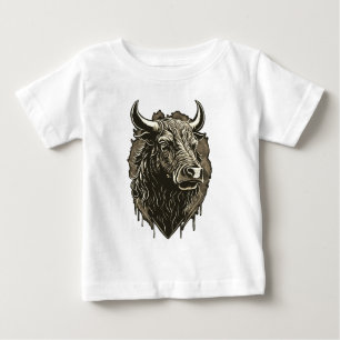 Camiseta De Bebé Retrato de toro