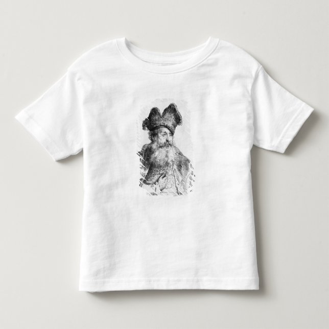 Camiseta De Bebé Retrato de un anciano (Anverso)