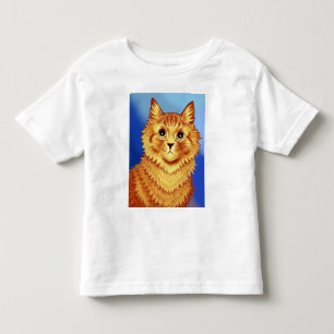 Camiseta De Bebé Retrato de un gato naranja por Louis Wain