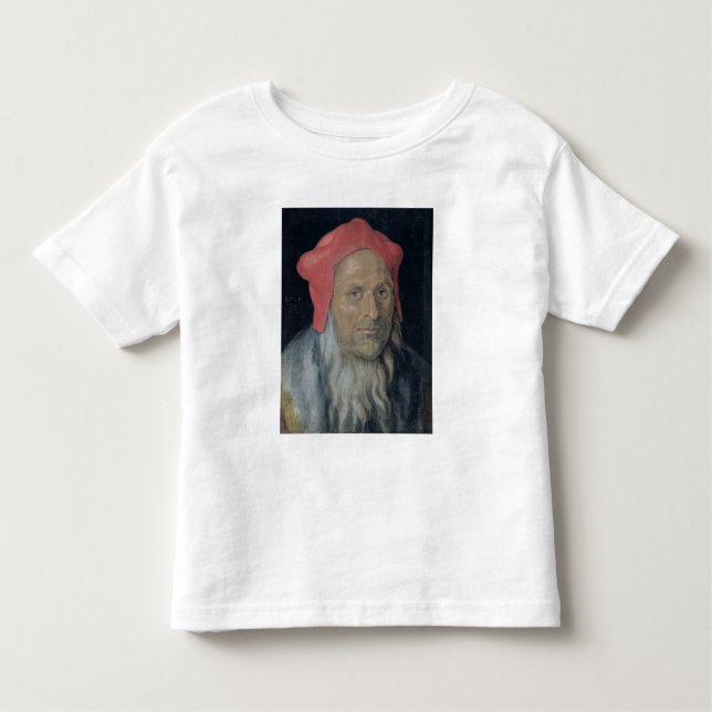 Camiseta De Bebé Retrato de un hombre con barba en un Gorra rojo, 1 (Anverso)