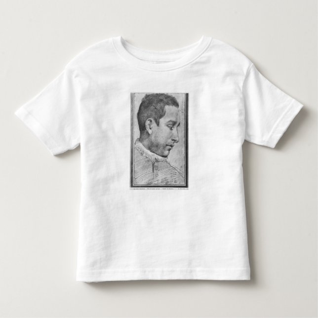 Camiseta De Bebé Retrato de un joven (Anverso)