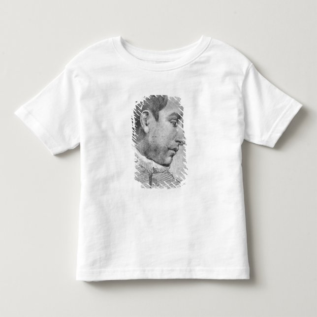 Camiseta De Bebé Retrato de un joven (Anverso)