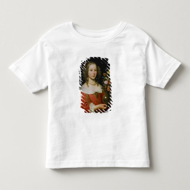 Camiseta De Bebé Retrato de un joven Chica (Anverso)
