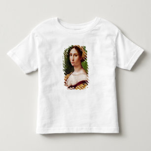 Camiseta De Bebé Retrato de un joven Chica