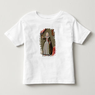 Camiseta De Bebé Retrato de un joven Chica con un pájaro