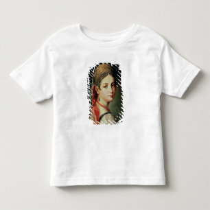 Camiseta De Bebé Retrato de un joven Chica en Sarafan y