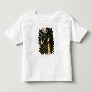 Camiseta De Bebé Retrato de un niño de cuatro años con club y