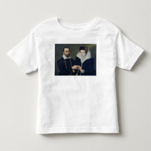 Camiseta De Bebé Retrato de un par