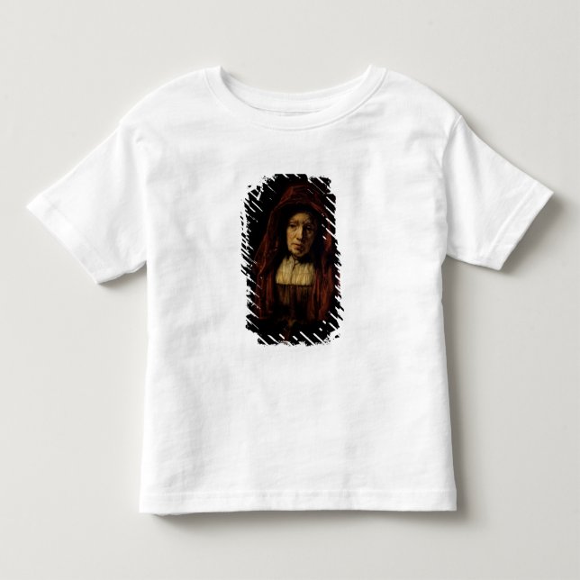 Camiseta De Bebé Retrato de una anciana (Anverso)