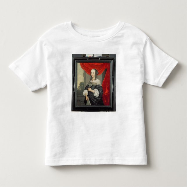 Camiseta De Bebé Retrato de una dama (Anverso)