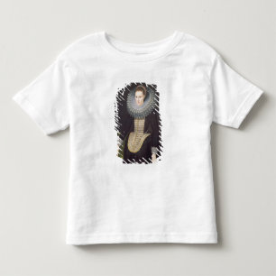 Camiseta De Bebé Retrato de una dama, 1613 (aceite en el panel)