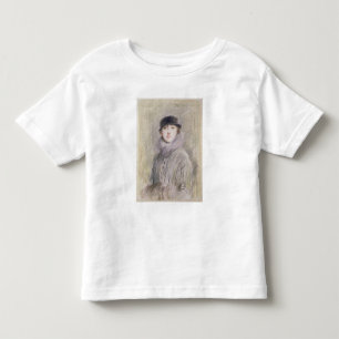 Camiseta De Bebé Retrato de una dama con un collar de pieles y una 