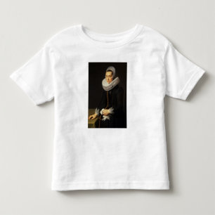 Camiseta De Bebé Retrato de una dama con vestido negro