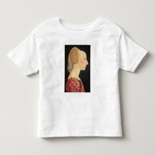 Camiseta De Bebé Retrato de una dama de rojo, 1460-70