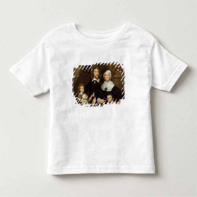 Camiseta De Bebé Retrato de una familia, probablemente de que de (Anverso)