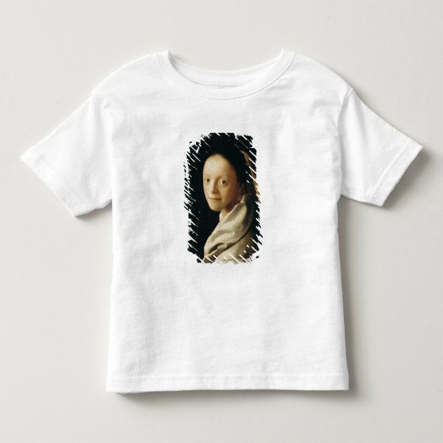 Camiseta De Bebé Retrato de una joven, c.1663-65 (Anverso)