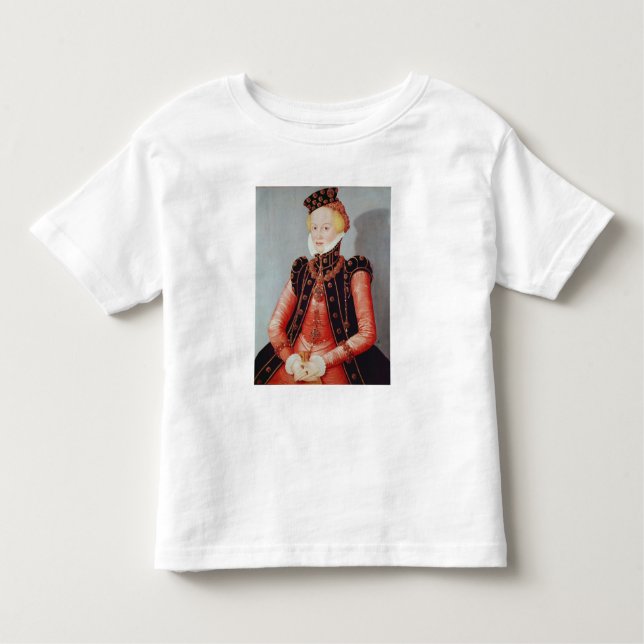 Camiseta De Bebé Retrato de una joven mujer (Anverso)