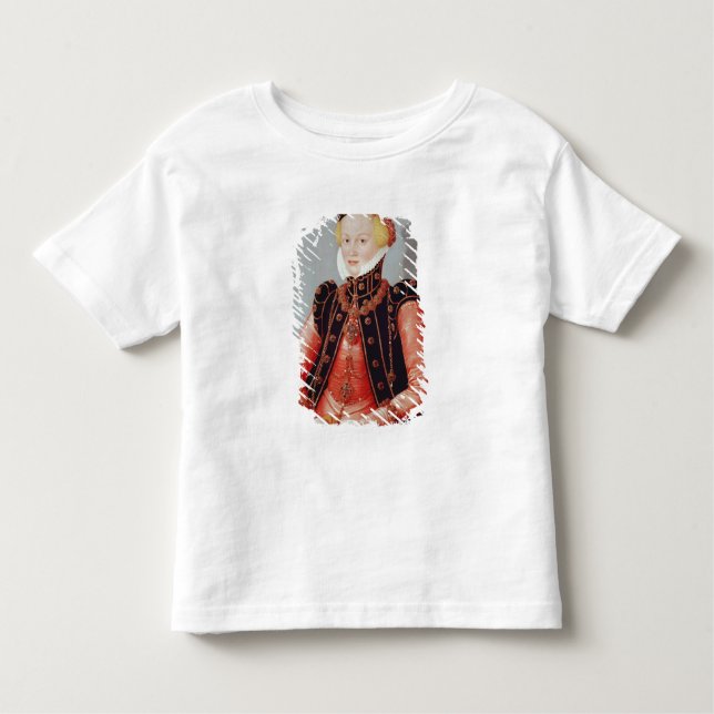 Camiseta De Bebé Retrato de una joven mujer (Anverso)