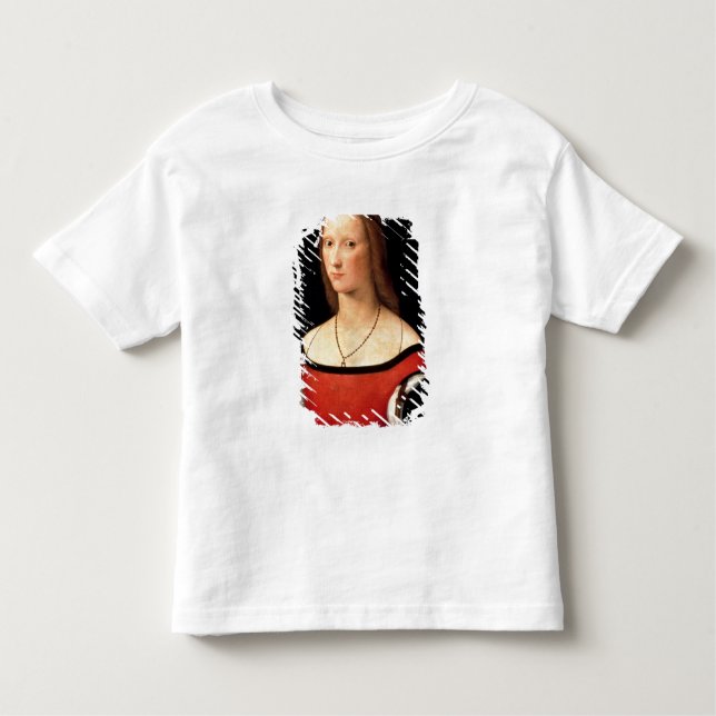 Camiseta De Bebé Retrato de una mujer, años 1500 (Anverso)