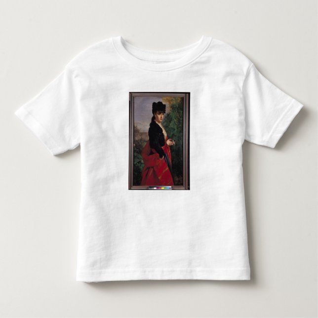 Camiseta De Bebé Retrato de una mujer española (Anverso)