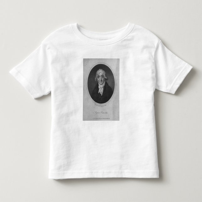 Camiseta De Bebé Retrato de Venancio Rauzzini (Anverso)