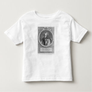 Camiseta De Bebé Retrato de Voltaire, de un dibujo