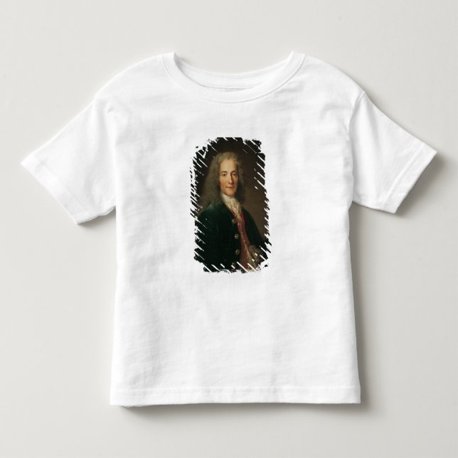 Camiseta De Bebé Retrato de Voltaire después de 1718 (Anverso)