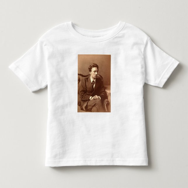 Camiseta De Bebé Retrato del autor (Anverso)