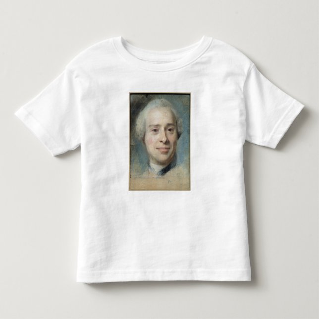 Camiseta De Bebé Retrato del d'Alembert 1753 de Jean Le Rond (Anverso)