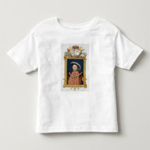Camiseta De Bebé Retrato del Enrique VIII (1491-1547) como defensor
