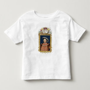 Camiseta De Bebé Retrato del Enrique VIII (1491-1547) como defensor