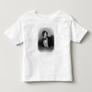 Camiseta De Bebé Retrato del escudero M.P. de Benjamin Disraeli