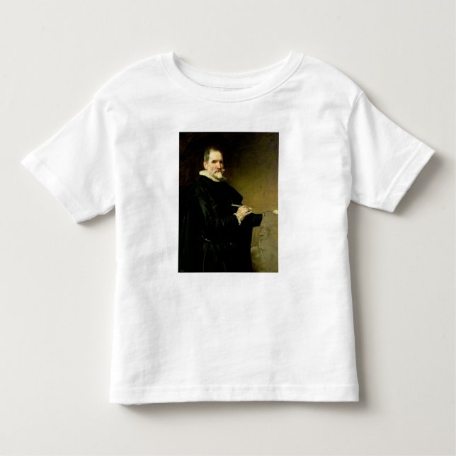 Camiseta De Bebé Retrato del escultor, Juan Martínez (Anverso)