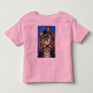 Camiseta De Bebé Retrato del gato de familia de Louis Wain